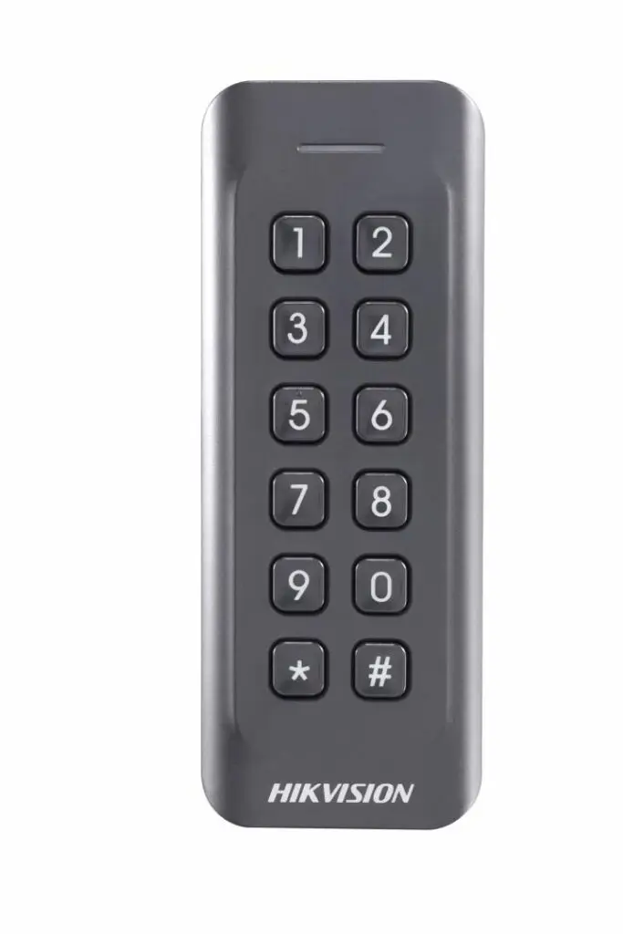 Cititor carduri Hikvision DS-K1802EK EM cu tastatură