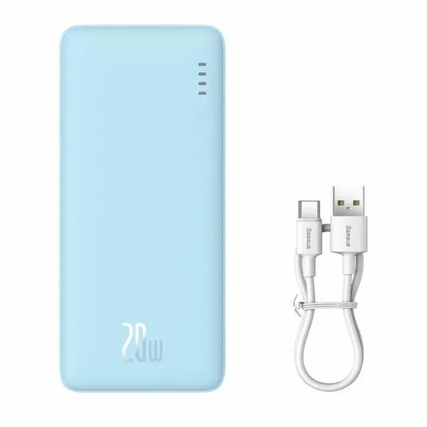 Power bank Baseus Airpow 10000mAh 20W albastru