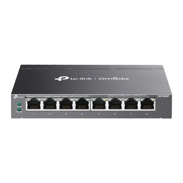 Switch TP-Link DS108GP Omada 8 porturi Gigabit PoE+