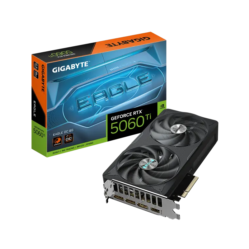 Placa video Gigabyte GeForce RTX 5060 Ti EAGLE OC 8G Negru