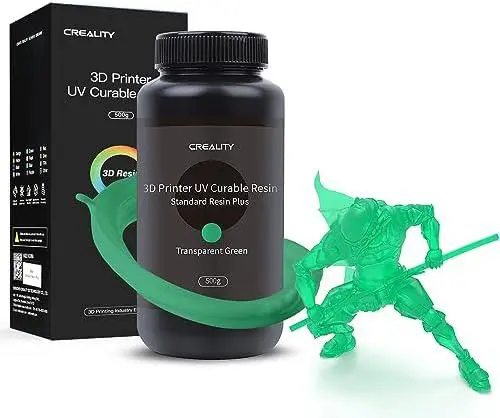 Rășină Creality Standard Plus 500g verde transparent LCD 405nm