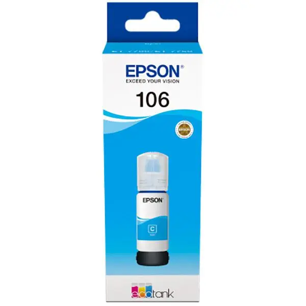 Flacon cerneală Epson 106 EcoTank cyan 70 ml