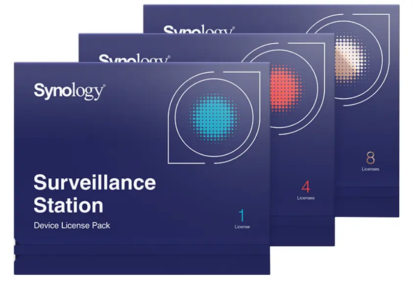 Licente Synology Surveillance 4 camere License Pack 4 CLP4