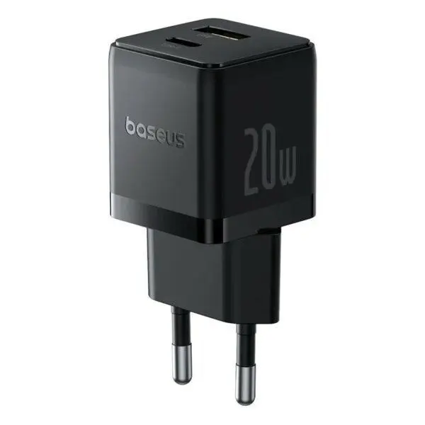 Incarcator EU 20W, USB, Type-C, 1m – Baseus Palm (P10111608113-01) – Cluster Black
