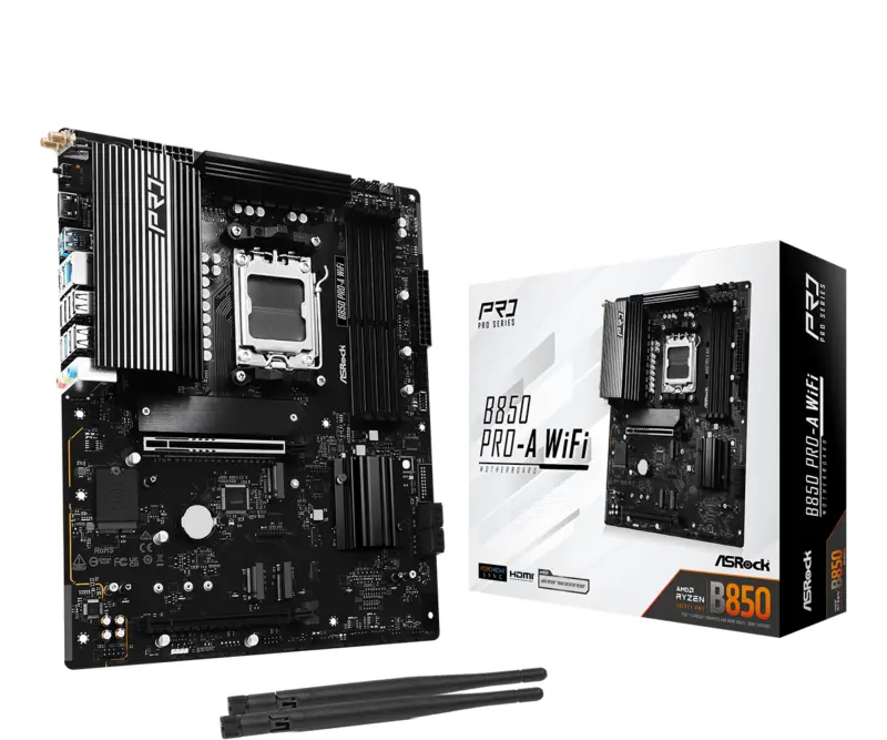 Placă de bază ASRock B850 Pro-A WiFi AM5 DDR5 ATX