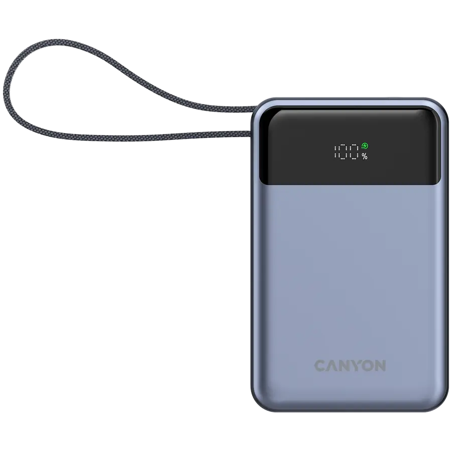 Baterie externă Canyon OnPower 600 20000 mAh PD65W gri închis