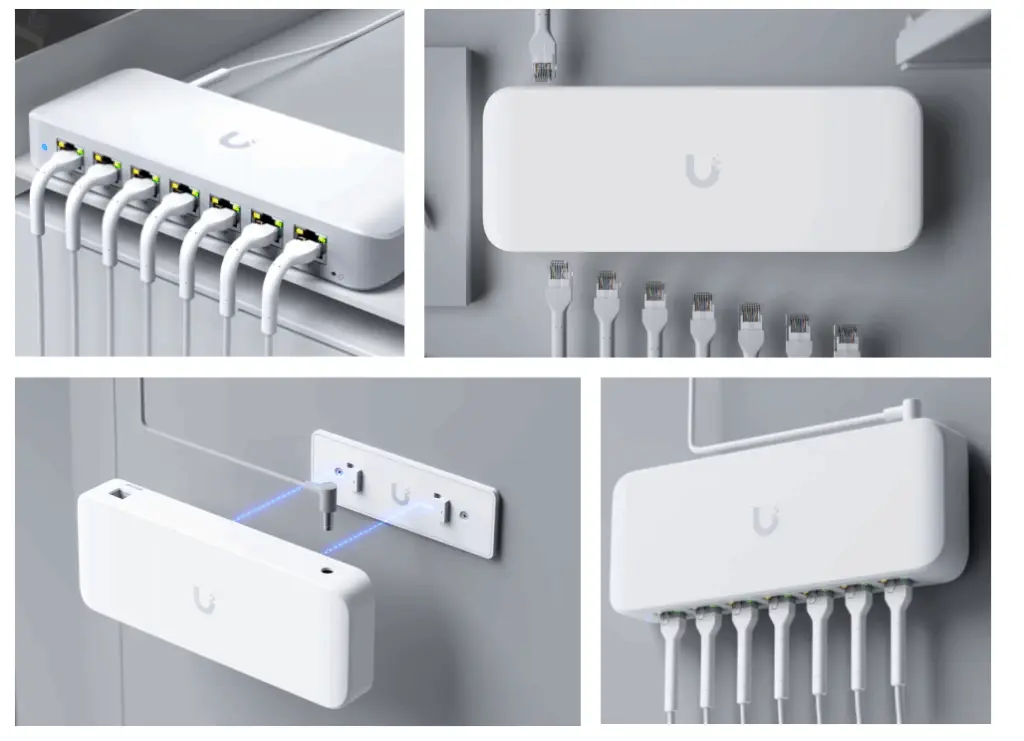 Switch Ubiquiti USW-ULTRA-60W 8 porturi Gigabit PoE