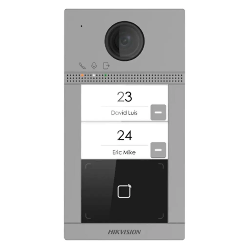 Post exterior Hikvision DS-KV8213-WME1 2 butoane videointerfon WiFi