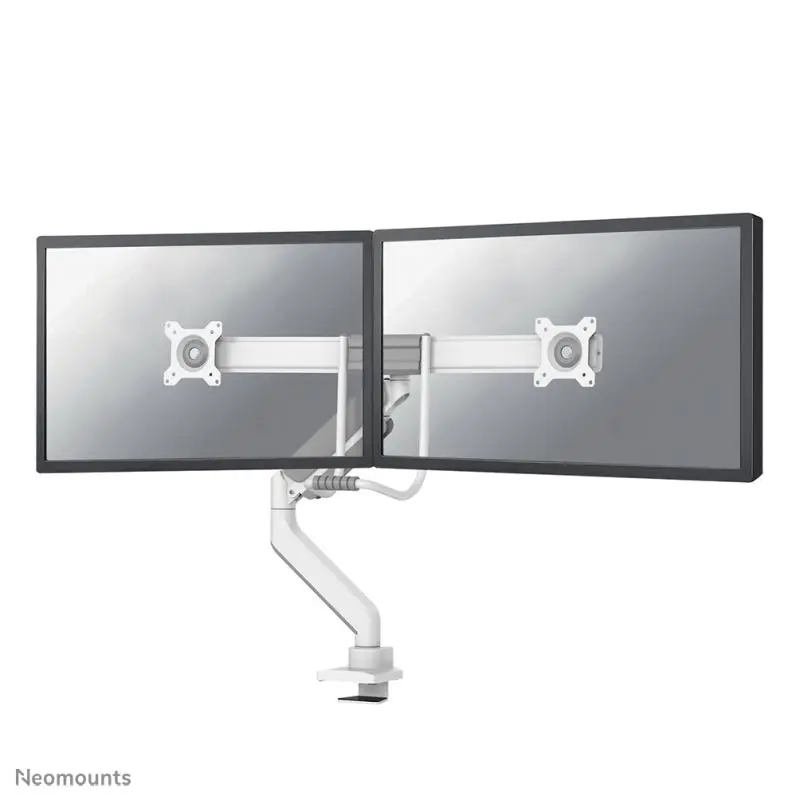 Suport monitor Neomounts DS75-450WH2 dublu 17-32 inch alb