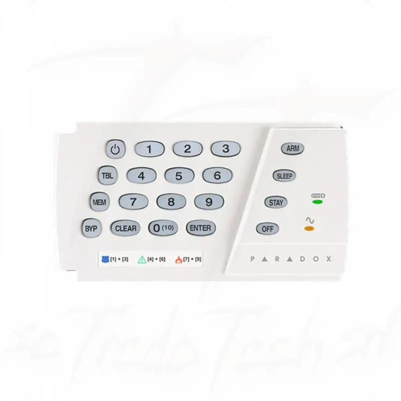 Tastatură LED Paradox K636 10 zone pe fir
