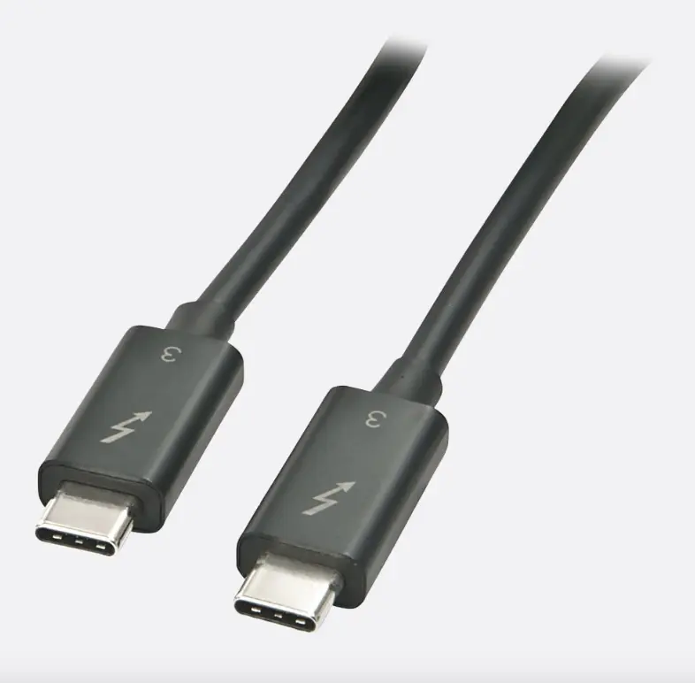 Cablu Thunderbolt Lindy 41557 2m 20Gbps negru