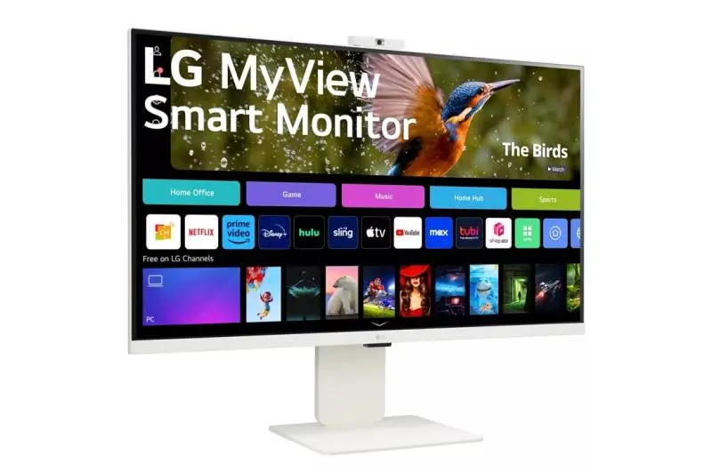 Monitor LG 32SR85U-W 32 inch 4K alb IPS Smart