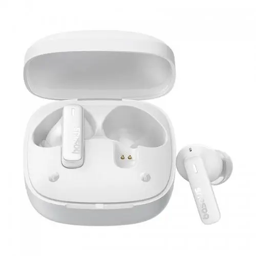 Căști wireless Baseus Bowie E19 alb IPX5