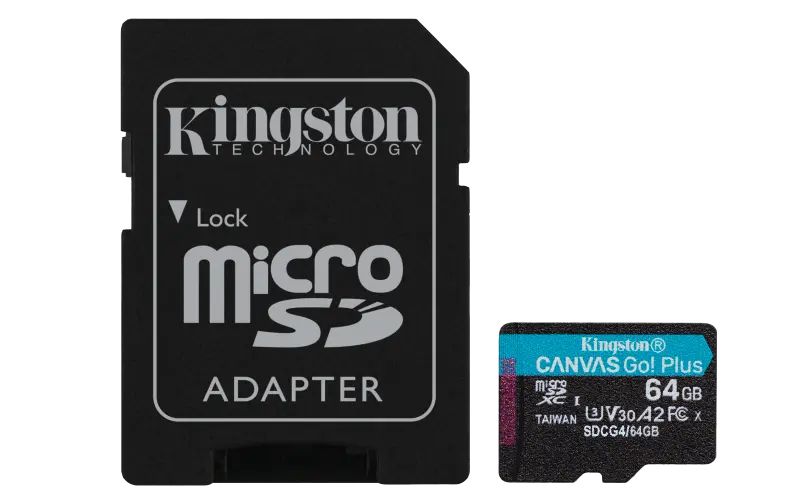 Card memorie Kingston Canvas Go Plus 64GB microSDXC