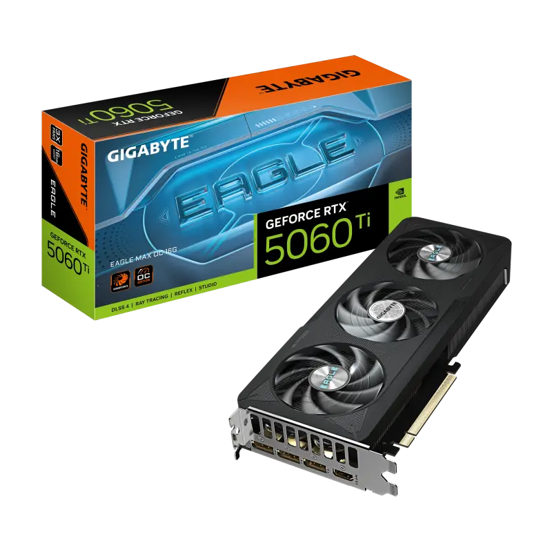 Placa video Gigabyte RTX 5060 Ti EAGLE MAX OC 16G GDDR7