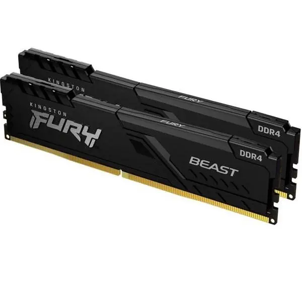 Memorie Kingston FURY Beast 32GB DDR4 3200MHz CL16 kit dual channel 2×16GB