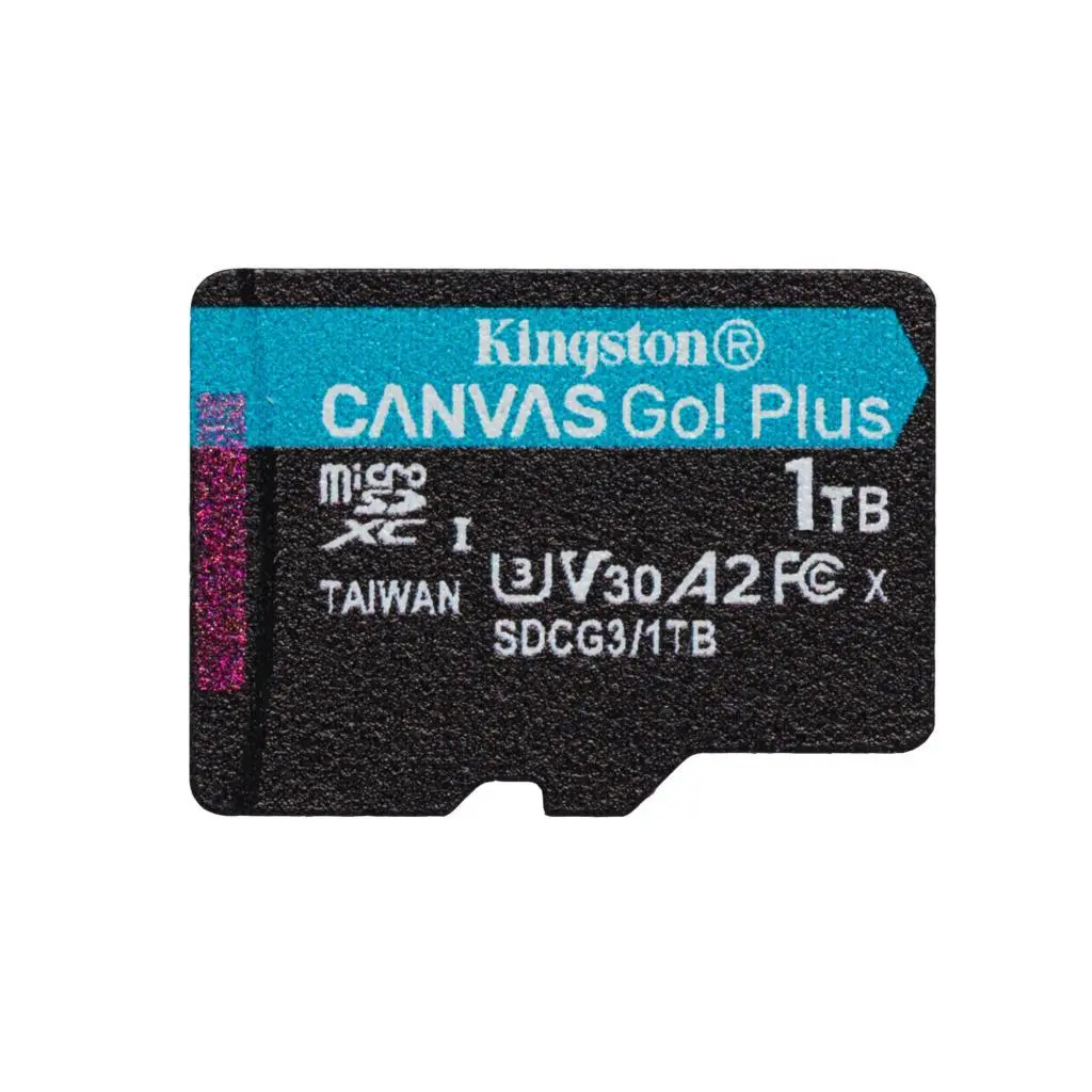 Card memorie Kingston Canvas Go Plus 1TB microSDXC V30 adaptor SD