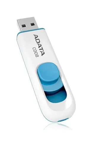 Memorie USB ADATA C008 32GB USB 2.0 alb albastru