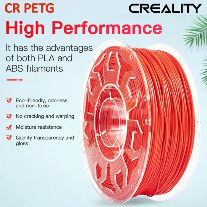 Filament Creality CR-PETG roșu 1 kg 1,75 mm