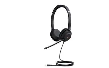 Căști cu fir Yealink UH37 Dual UC USB-A cu microfon Negru