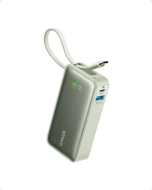 Acumulator extern Anker Nano 545 10000mAh 30W A1259G61 verde
