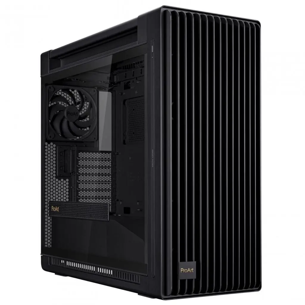 Carcasă PC ASUS ProArt PA602 neagră E-ATX sticlă securizată ARGB