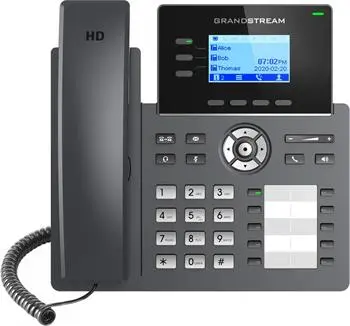 Telefon IP Grandstream GRP2604P 3 linii Negru