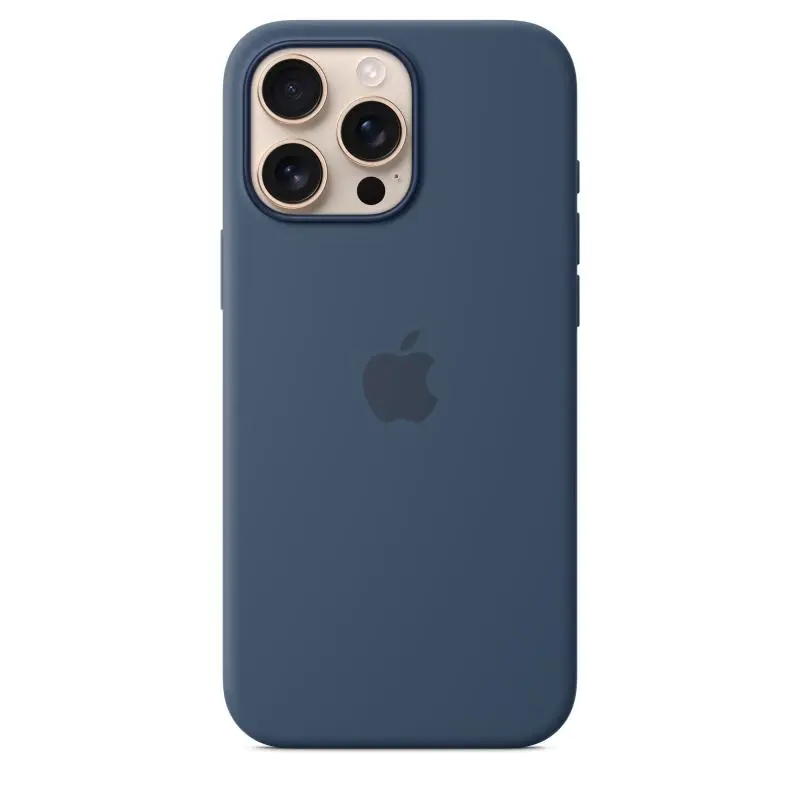 Husă Apple Silicone iPhone 16 Pro Max MagSafe denim
