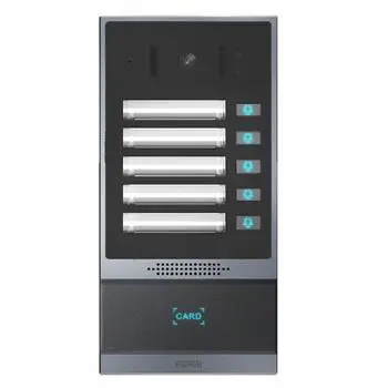 Interfon video Fanvil i63 PoE IP66 5 butoane negru