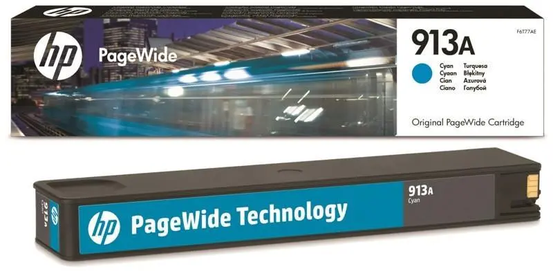 Cartuș HP 913A F6T77AE cyan PageWide