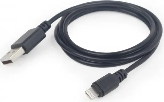 Cablu USB Gembird Lightning CC-USB2-AMLM-2M 2 m negru