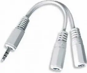 Splitter audio Gembird CCA-415W 3.5mm Alb 10cm