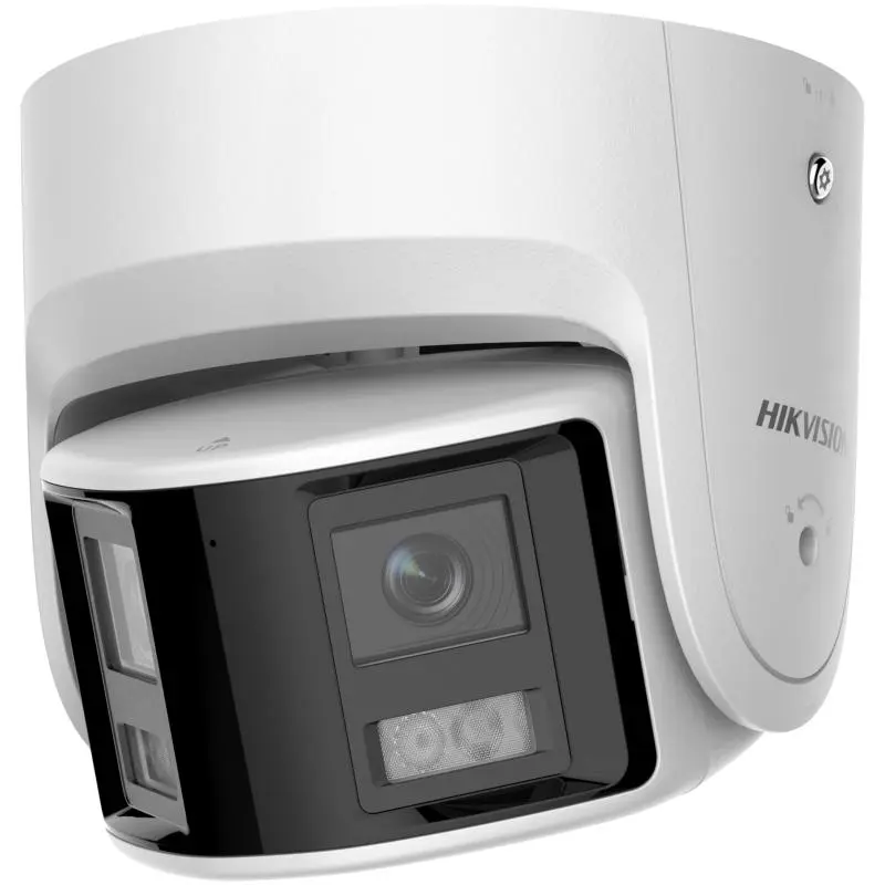 Cameră IP turret Hikvision DS-2CD2366G2PISUSL 6MP panoramică IR 30m