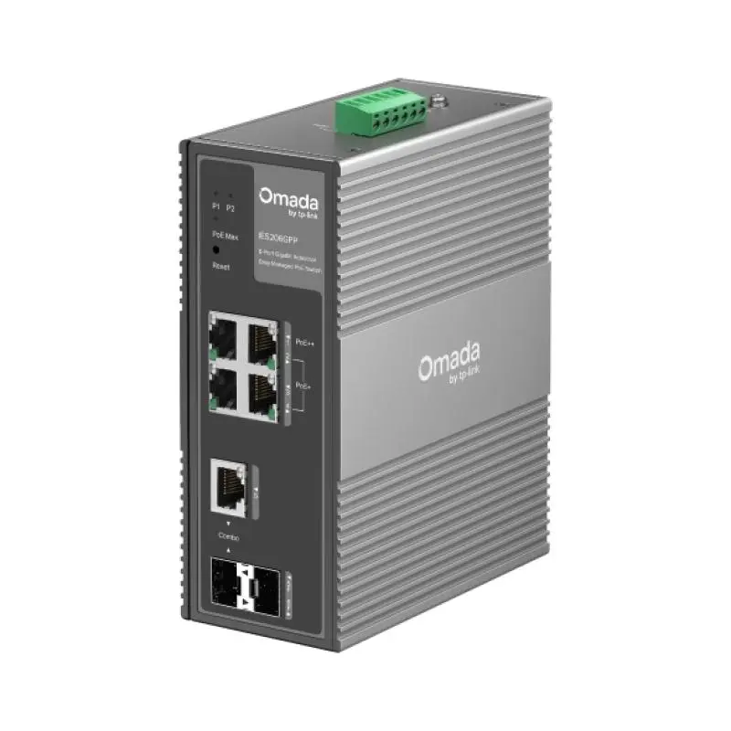 Switch TP-Link IES206GPP industrial 6 porturi Gigabit PoE