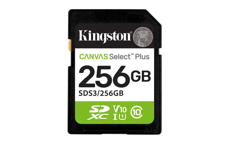 Card memorie Kingston Canvas Select Plus SD 256GB
