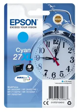 Cartus Epson 27XL DURABrite Ultra Ink, Cyan