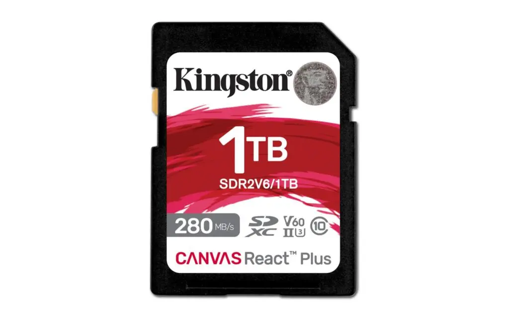 Card memorie Kingston Canvas React Plus V60 1TB SDXC UHS-II
