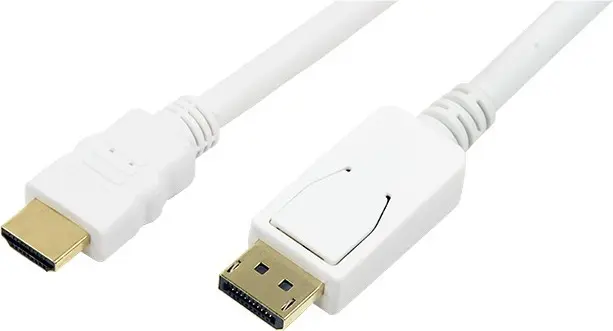 Cablu Logilink CV0055 DisplayPort la HDMI 2m alb