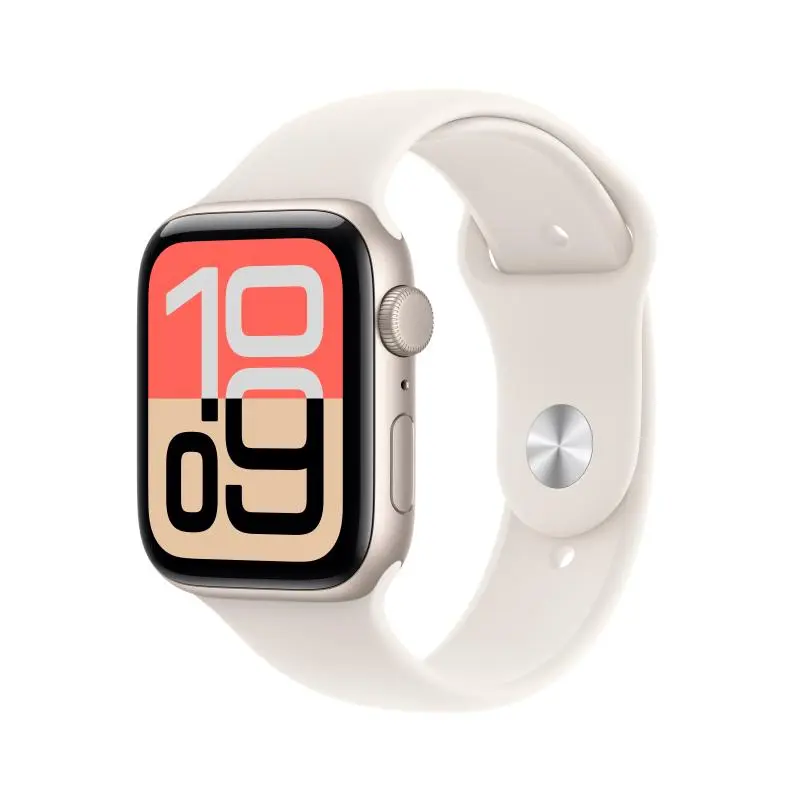 Apple Watch SE 3 GPS 44mm Starlight S/M Sport Band
