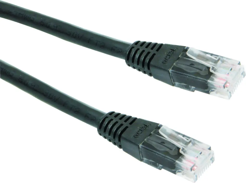 Cablu UTP Gembird PP12-2M-BK Cat5e 2m Negru