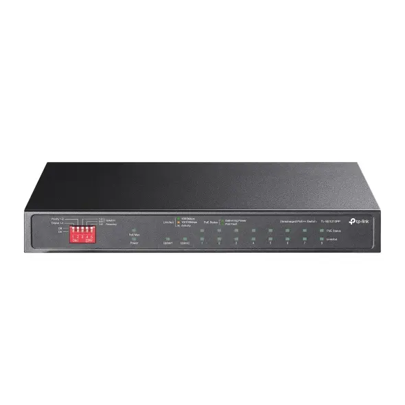 Switch TP-Link TL-SG1210PP 10 porturi Gigabit PoE++ negru