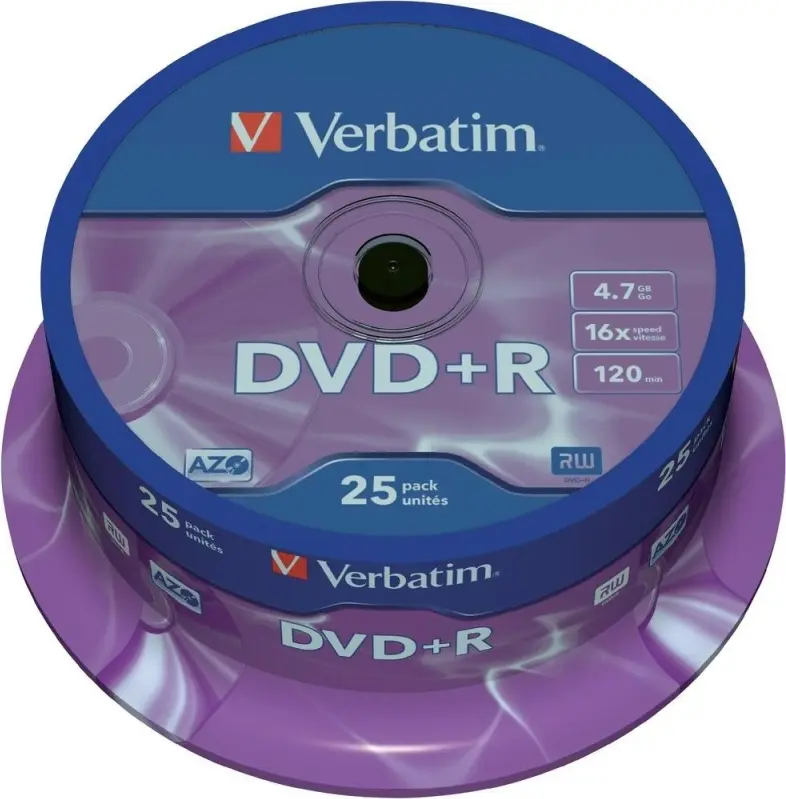 DVDPlusR Verbatim AZO 25 buc 4.7GB 16x