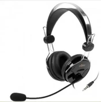 Casti cu microfon nJoy Buff jack negru 3.5 mm