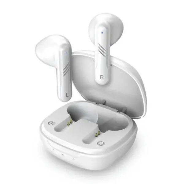 Căști wireless Genius HS-M905BT Bluetooth microfon albe