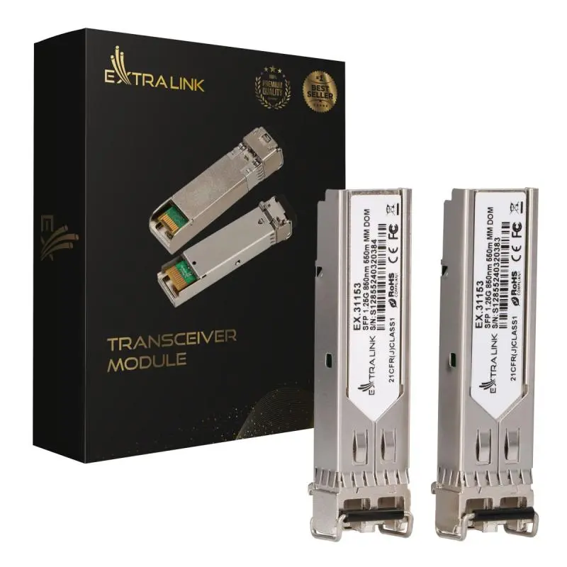 Modul SFP Extralink EX 31153 1 25G LC multimode 850nm 2 buc