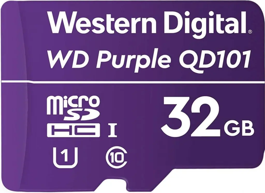 Card microSD WD Purple 32GB Ultra Endurance