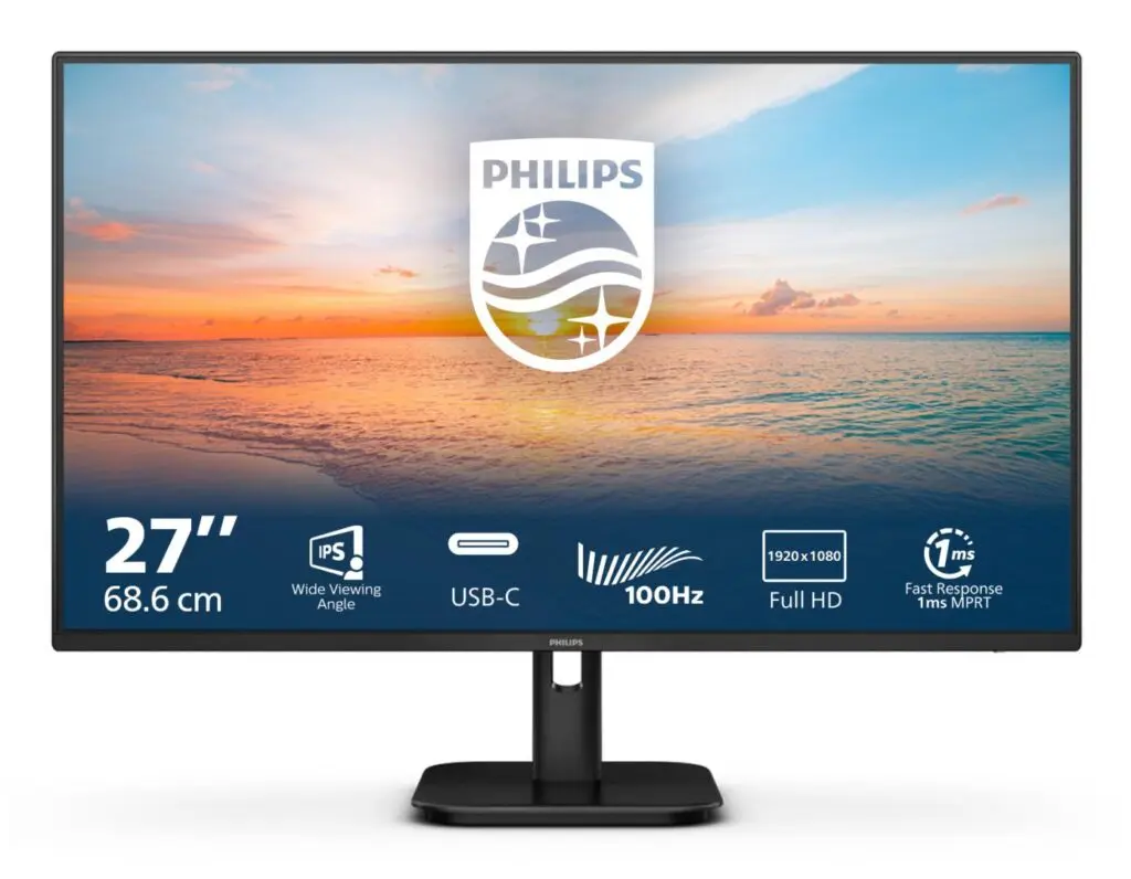 Monitor Philips 27E1N1300A 27 inch 100Hz IPS Full HD