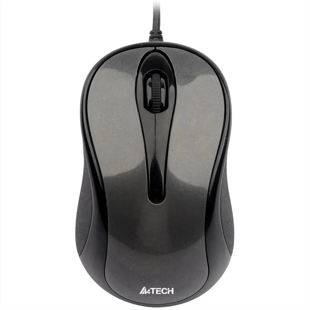Mouse A4Tech N-350-1 gri cu fir