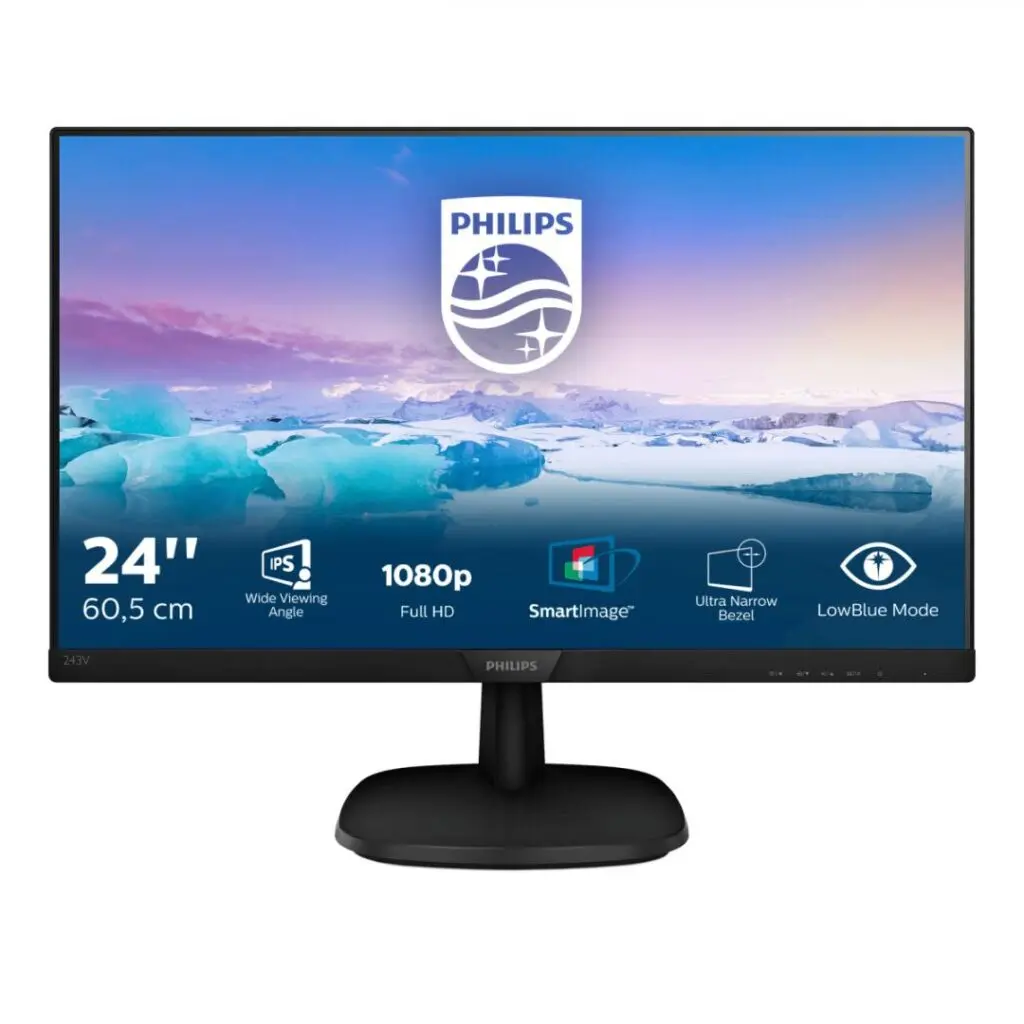 Monitor Philips 243V7QJABF 00 Full HD IPS 23.8″