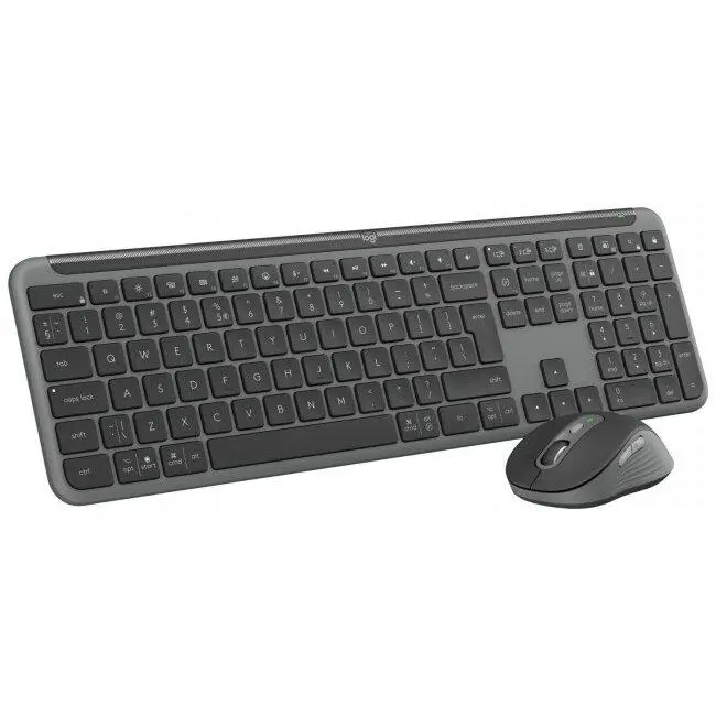 Kit Logitech Wireless Signature Slim MK950, Negru